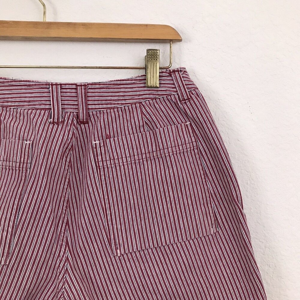 Riveted By LEE Womens Striped Cotton Shorts size 6M - Picture 5 of 9